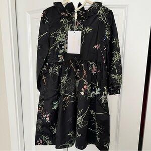 Chèribelle NWT dress black floral long sleeve dress 5T